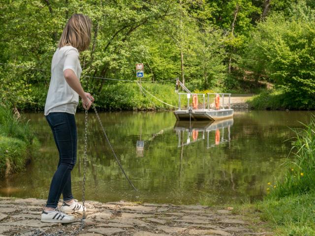 Le bac à chaînes - lieu dit le Val Saint-Pierre-des-Nids