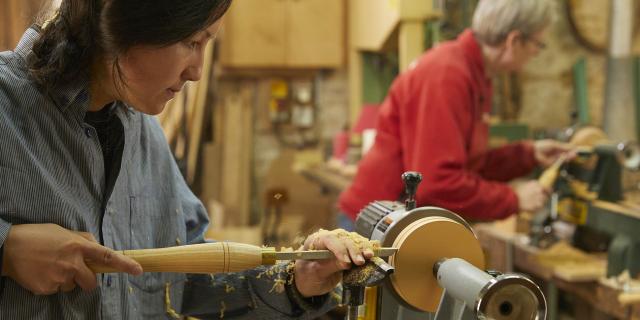 Herve Wales - Ebeniste - Atelier de l'abbaye - gouge